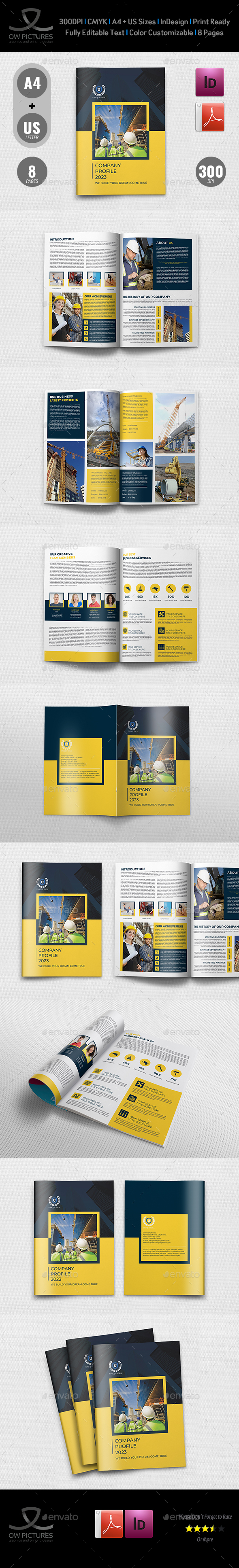 Detail Construction Company Profile Template Nomer 36