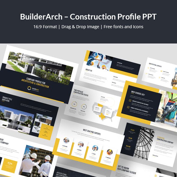 Detail Construction Company Profile Template Nomer 43