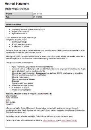 Detail Construction Method Statement Template Doc Nomer 41