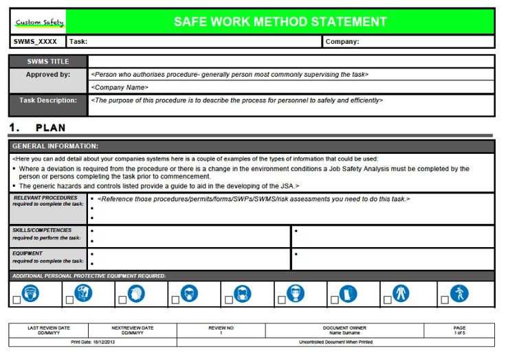 Detail Construction Method Statement Template Doc Nomer 49