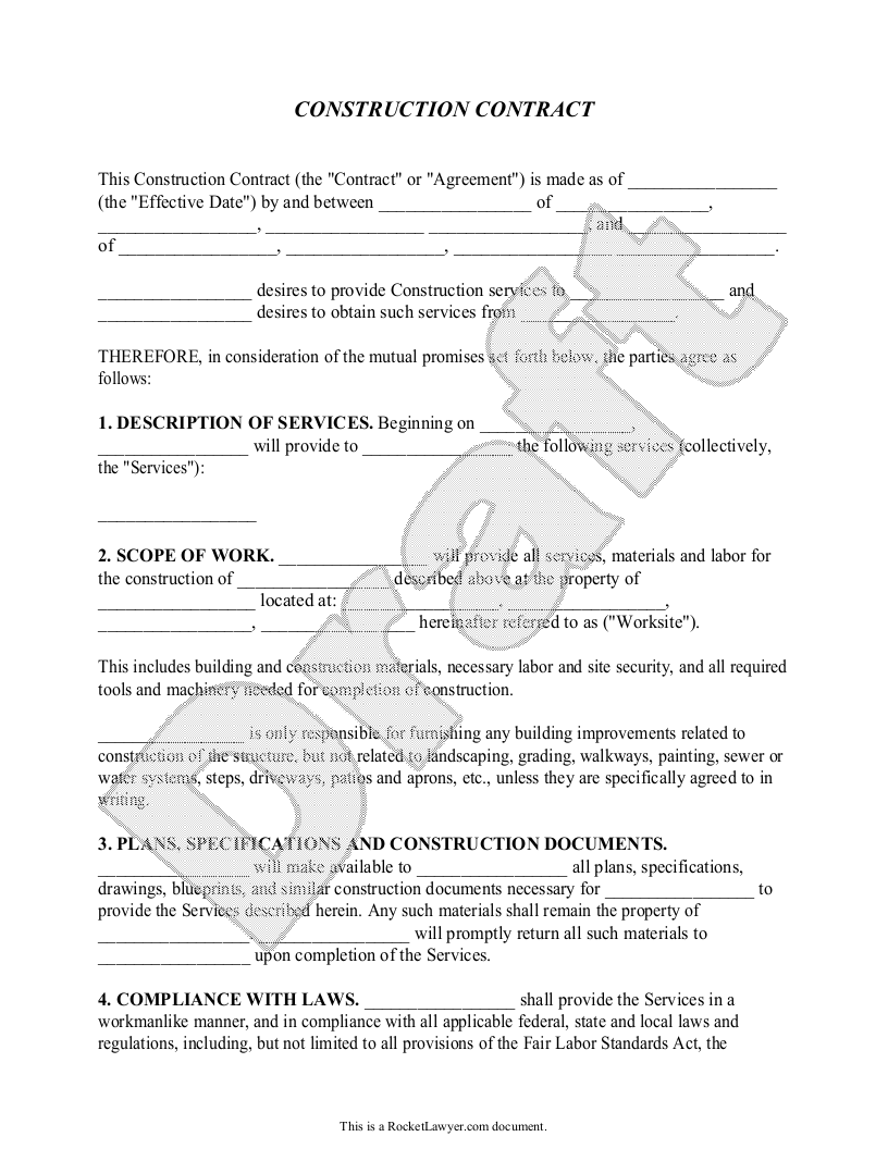 Detail Construction Terms And Conditions Template Nomer 9