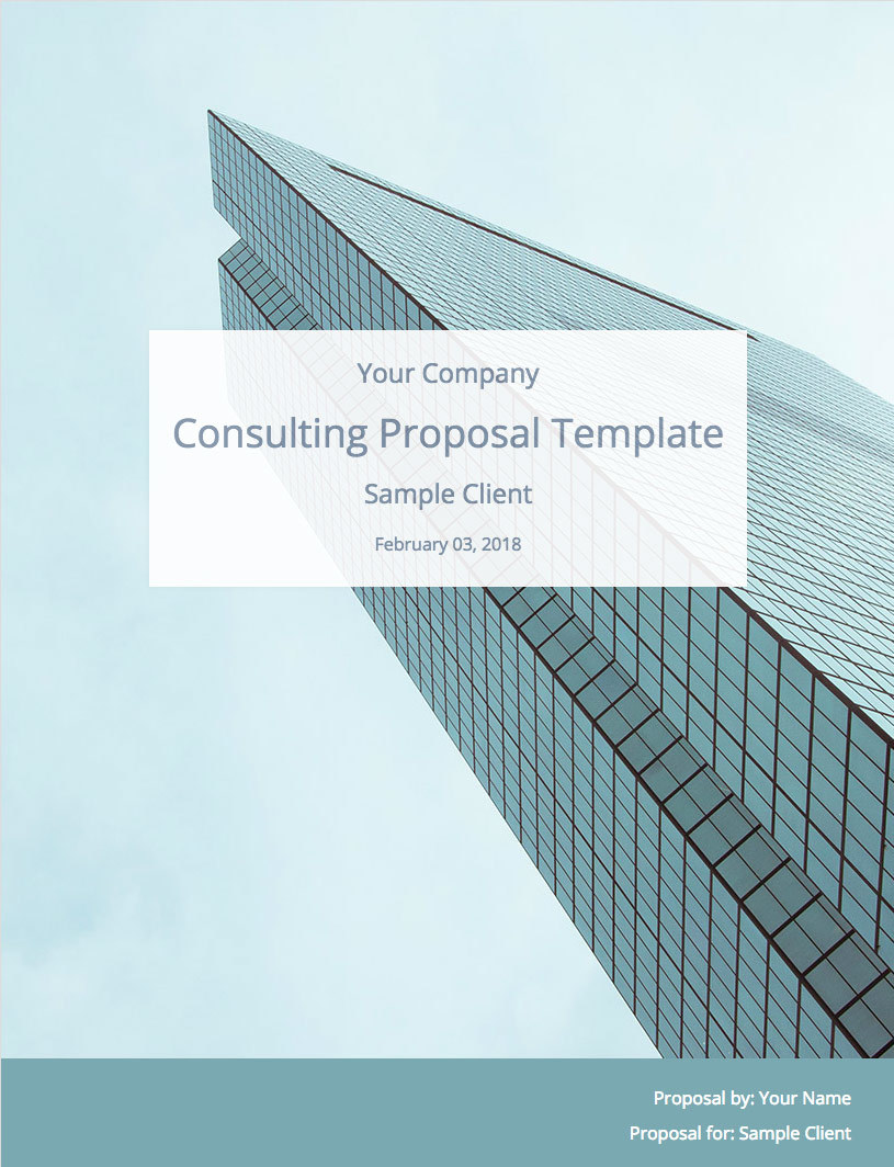 Detail Consulting Fee Proposal Template Nomer 27