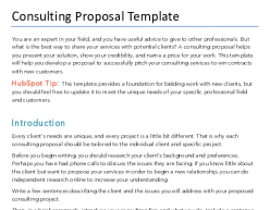 Detail Consulting Project Proposal Template Nomer 2