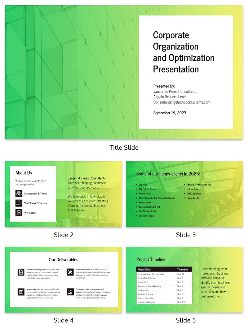 Detail Consulting Project Proposal Template Nomer 10