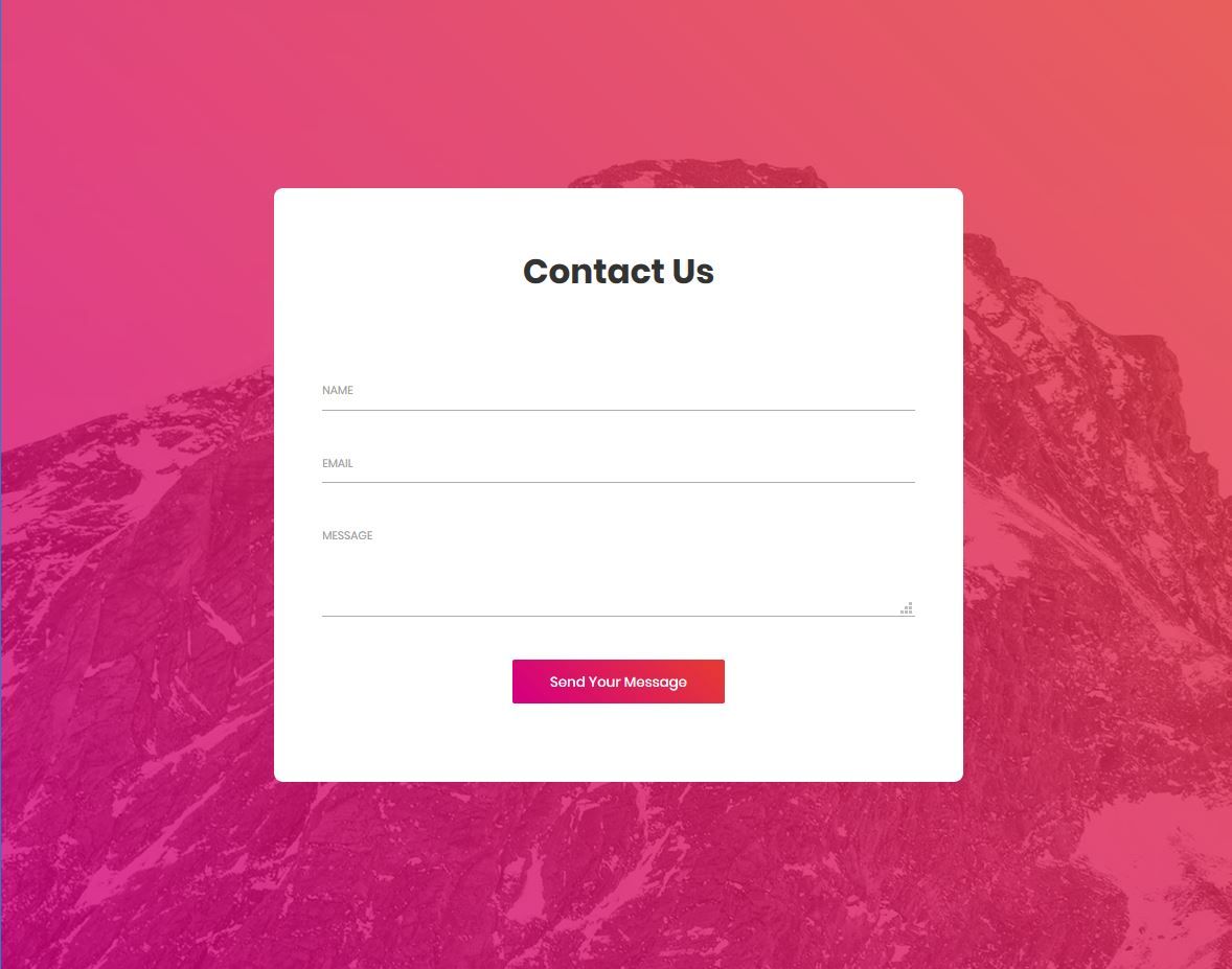 Detail Contact Form Bootstrap Template Nomer 19