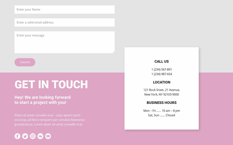 Detail Contact Form Bootstrap Template Nomer 26