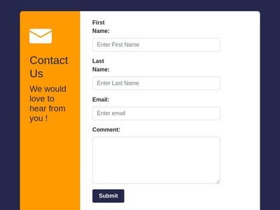 Detail Contact Form Bootstrap Template Nomer 37