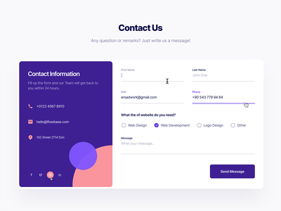 Detail Contact Form Bootstrap Template Nomer 54