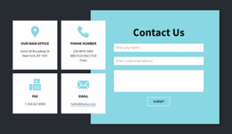 Detail Contact Form Template Nomer 16