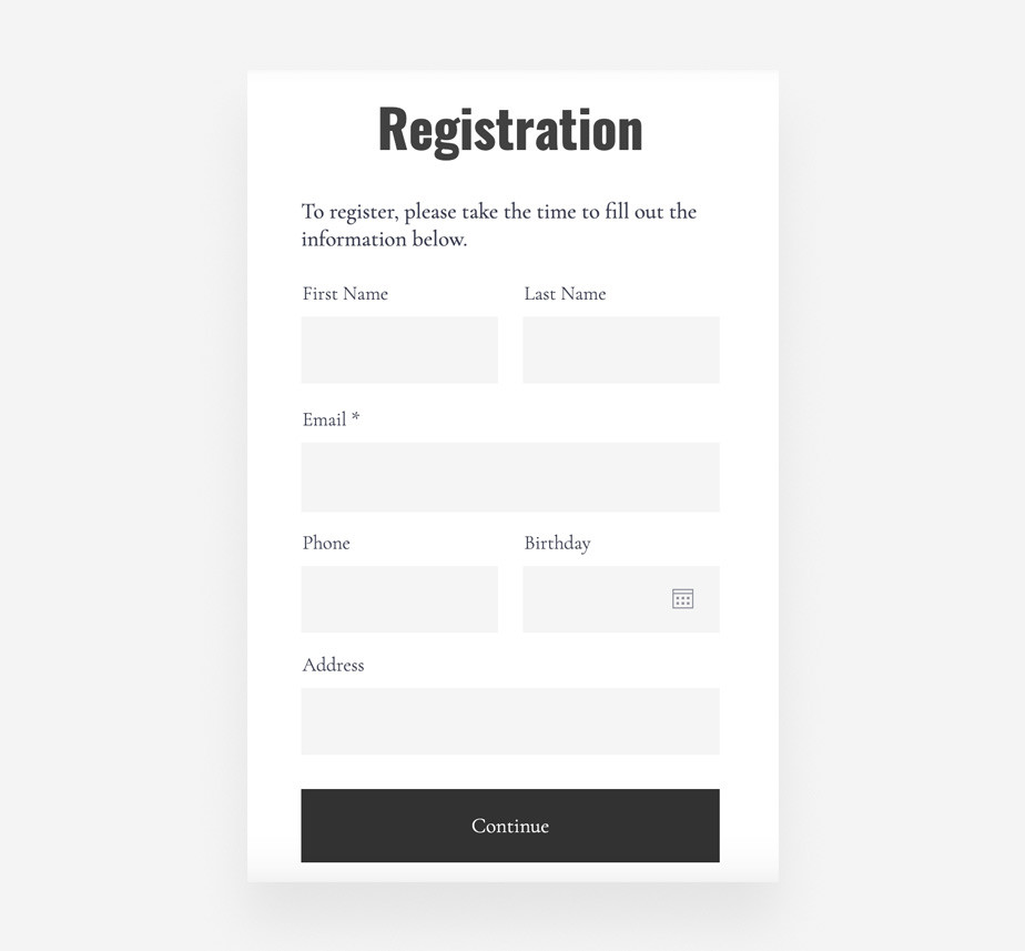 Detail Contact Form Template Nomer 27