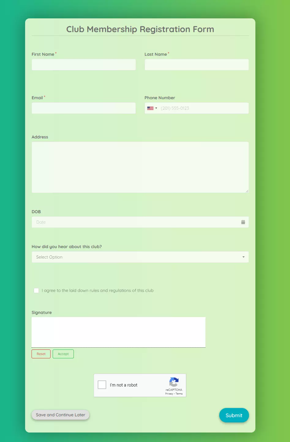 Detail Contact Form Template Nomer 43