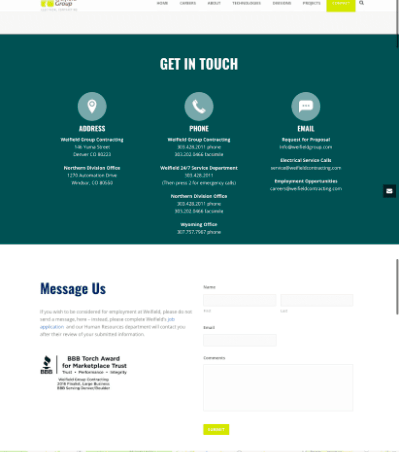 Contact Us Page Template - KibrisPDR