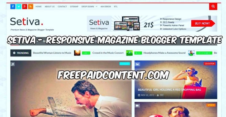 Detail Contempo Template Blogger Nomer 25