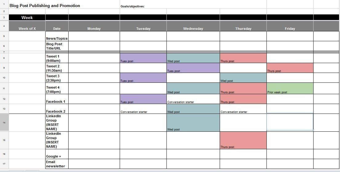 Detail Content Calendar Template Excel Nomer 17
