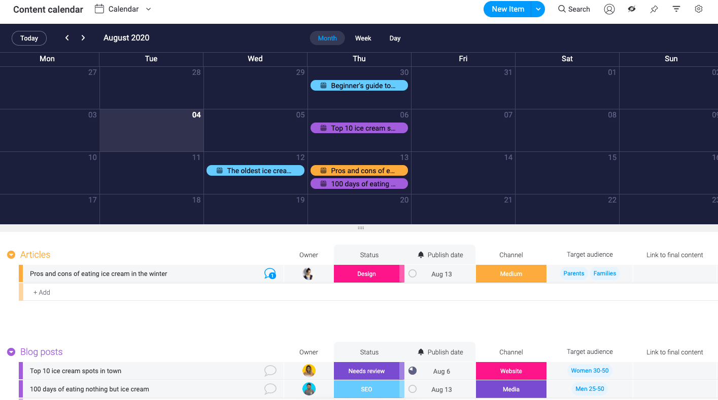Detail Content Calendar Template Excel Nomer 32