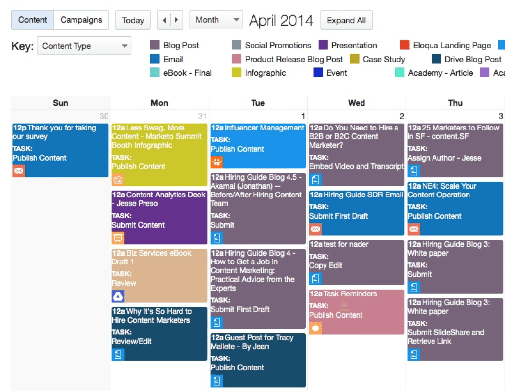Detail Content Calendar Template Excel Nomer 34