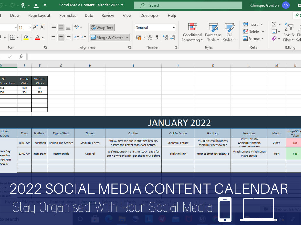 Detail Content Calendar Template Excel Nomer 37