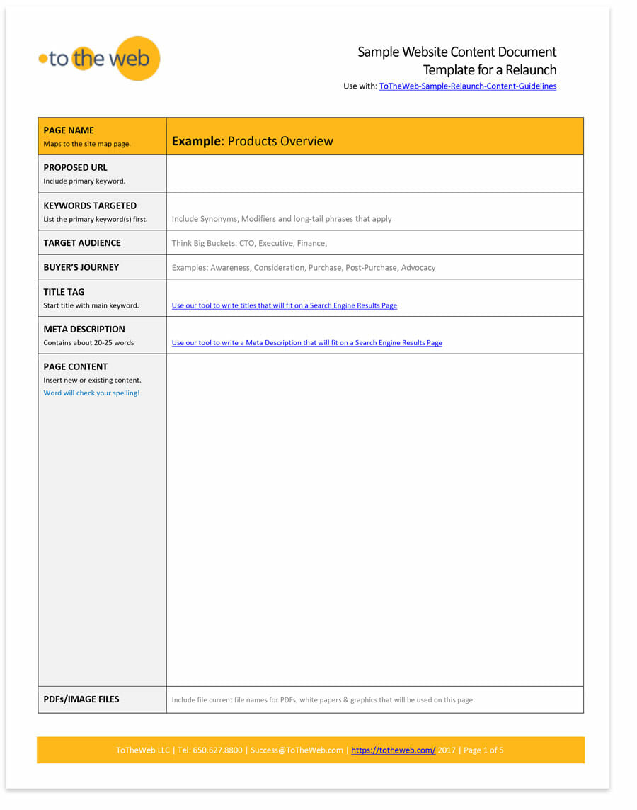 Detail Content Guidelines Template Nomer 33