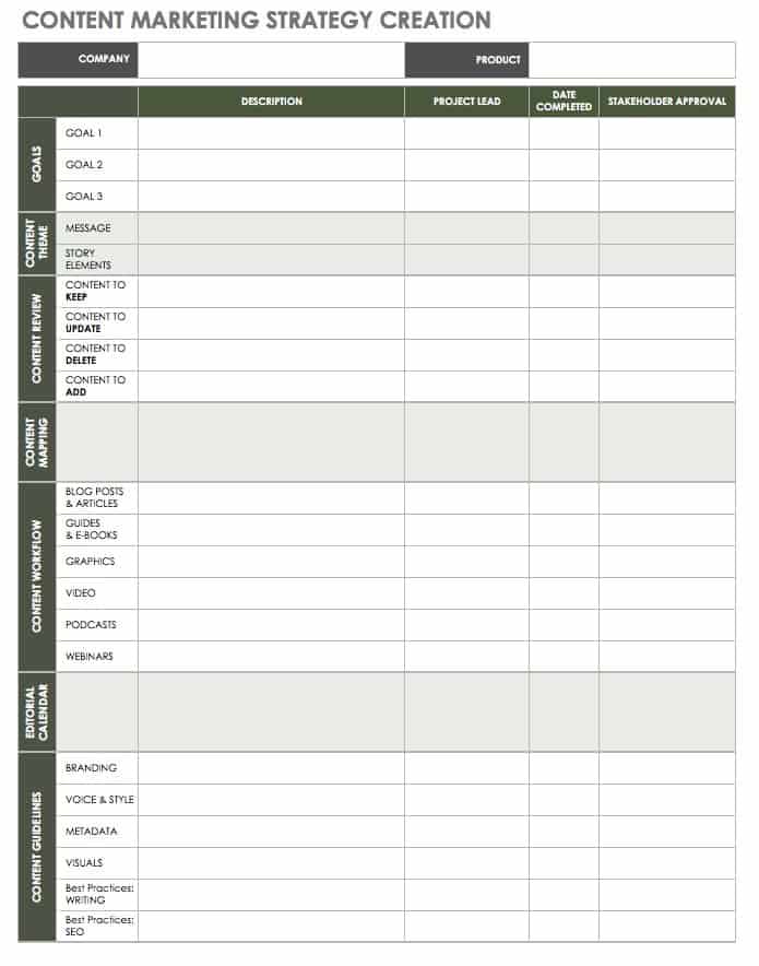 Detail Content Plan Template Nomer 26