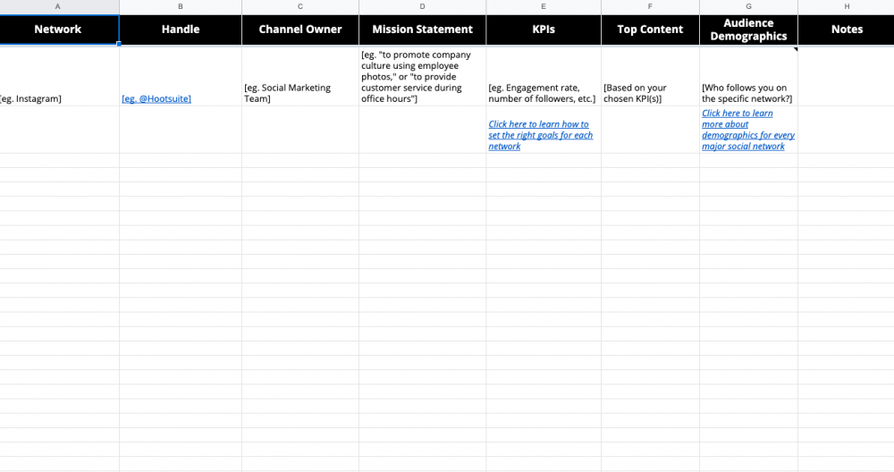 Detail Content Strategy Plan Template Nomer 49