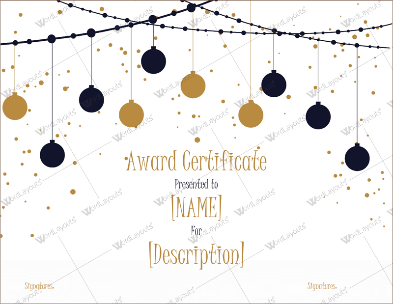 Detail Contest Certificate Template Nomer 54