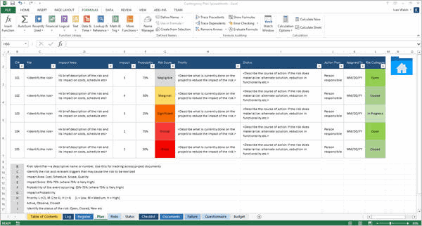 Detail Contingency Plan Template Nomer 21
