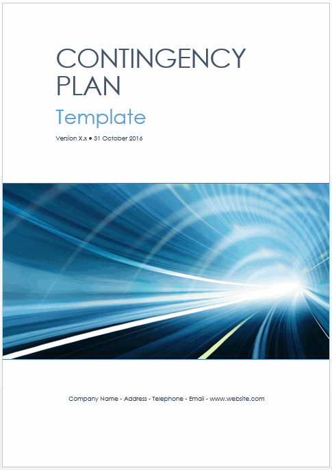 Detail Contingency Plan Template Nomer 30