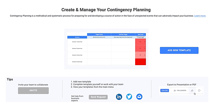 Detail Contingency Plan Template Nomer 41