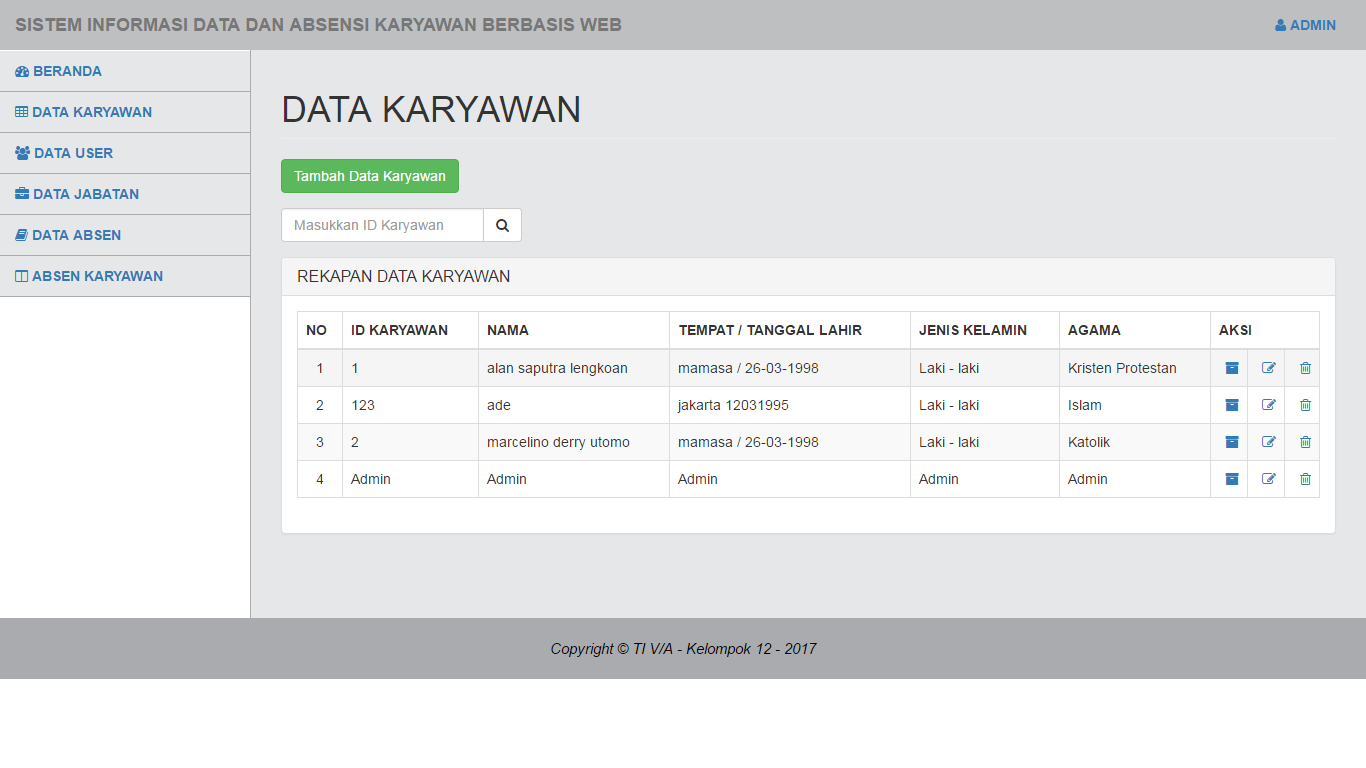 Detail Contoh Absensi Karyawan Document Download Nomer 38