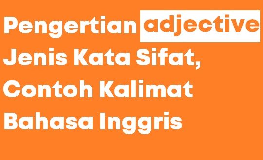 Detail Contoh Adjective Dalam Bahasa Inggris Nomer 10