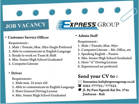 Detail Contoh Advertisement Job Vacancy Nomer 29