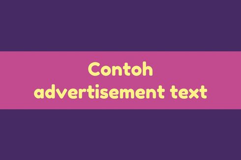 Detail Contoh Advertisement Text Nomer 3