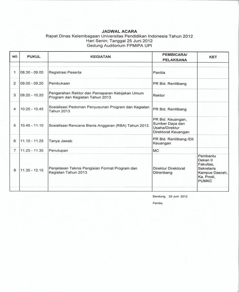 Detail Contoh Agenda Rapat Nomer 16