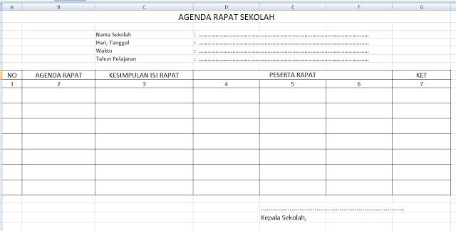 Detail Contoh Agenda Rapat Nomer 20