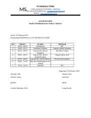 Detail Contoh Agenda Rapat Nomer 35