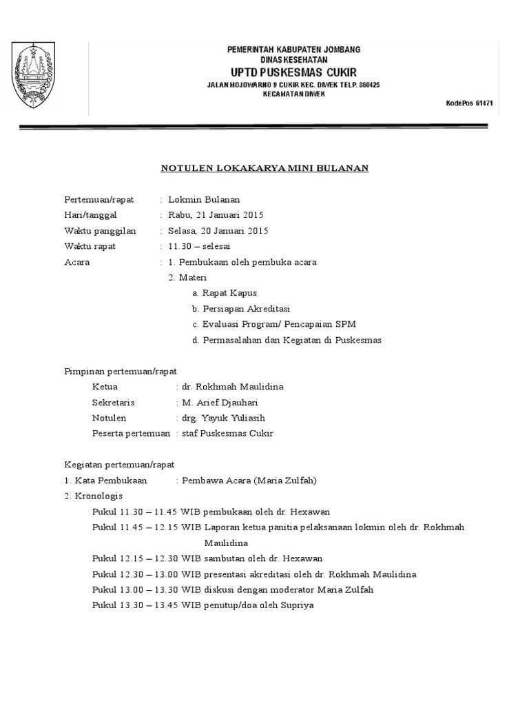 Detail Contoh Agenda Rapat Nomer 49