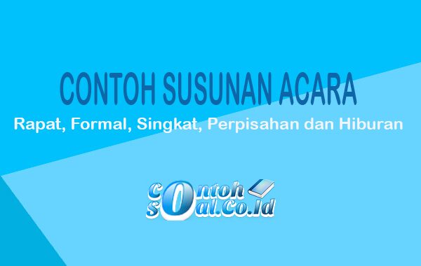 Detail Contoh Agenda Rapat Dan Susunan Acara Rapat Nomer 35