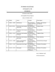 Detail Contoh Agenda Rapat Dan Susunan Acara Rapat Nomer 39