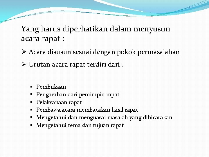 Detail Contoh Agenda Rapat Dan Susunan Acara Rapat Nomer 41