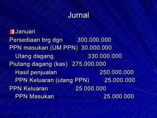 Detail Contoh Akuntansi Perpajakan Nomer 5