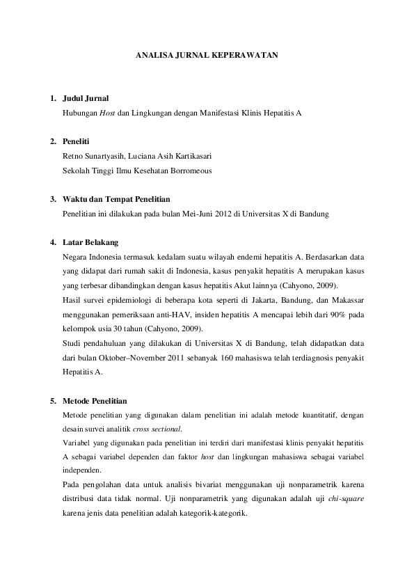 Detail Contoh Analisa Jurnal Nomer 13