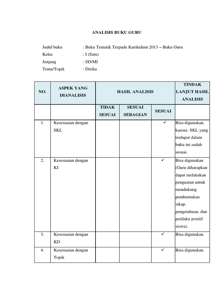 Detail Contoh Analisis Buku Nomer 22