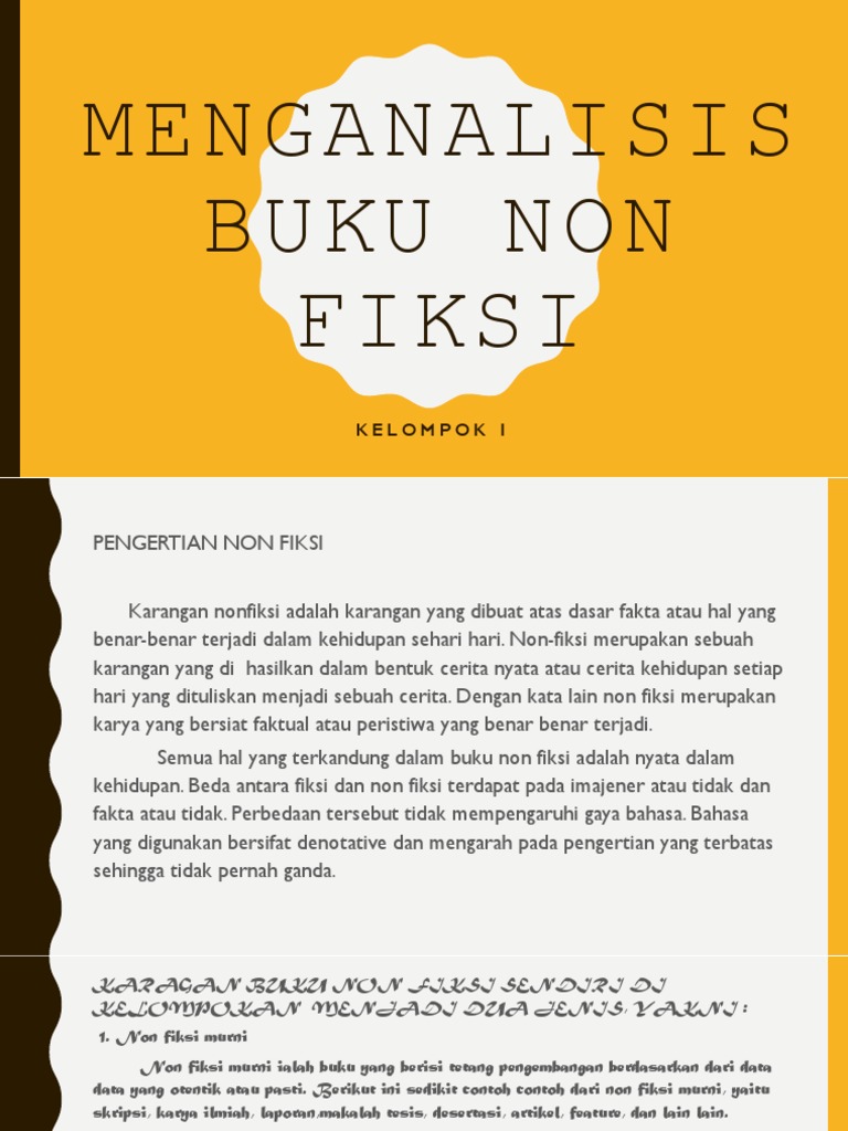 Detail Contoh Analisis Buku Non Fiksi Nomer 2