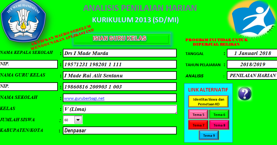 Detail Contoh Analisis Butir Soal Ulangan Harian Nomer 53