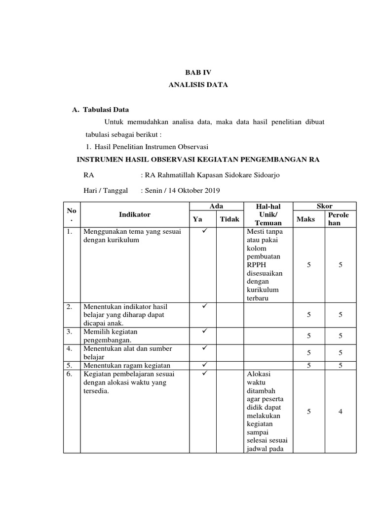 Detail Contoh Analisis Data Hasil Wawancara Nomer 44