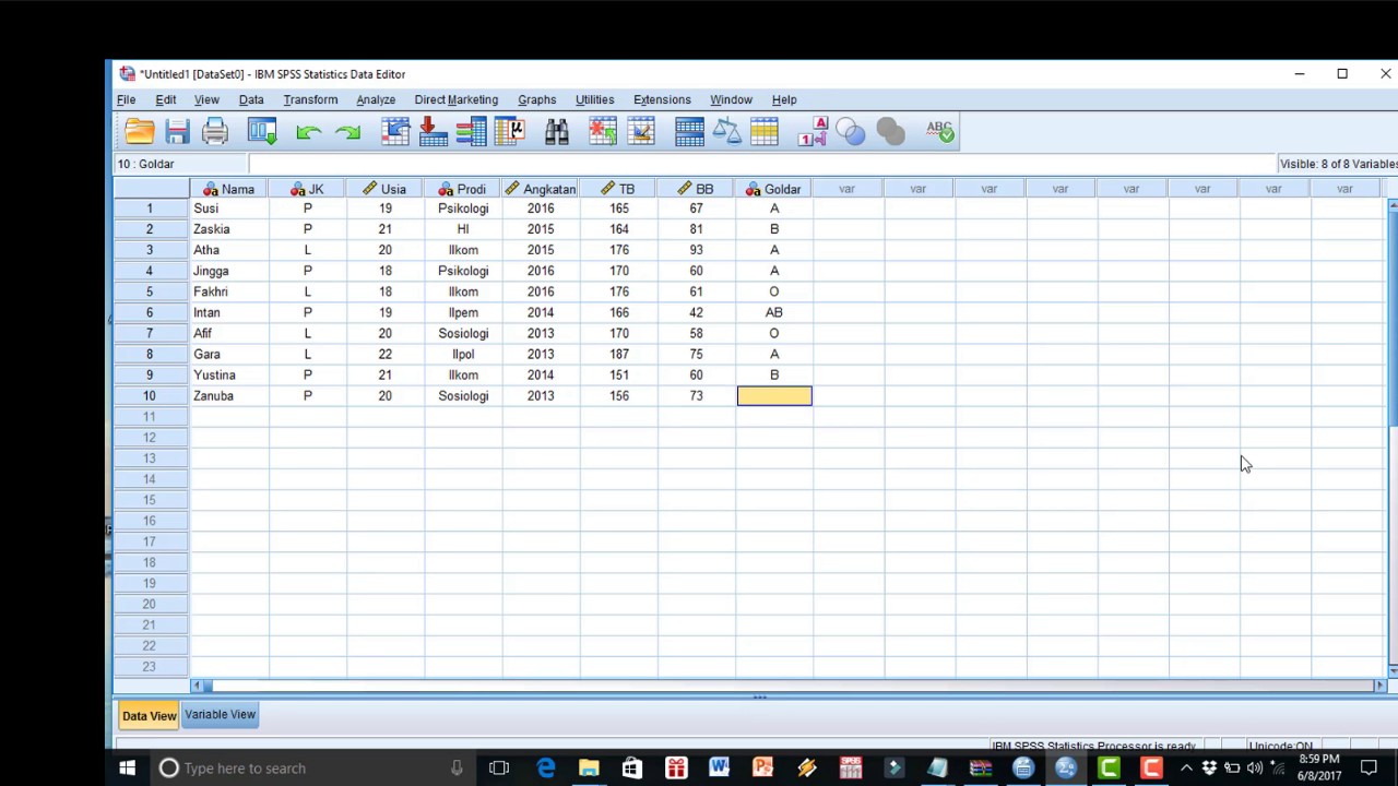 Detail Contoh Analisis Data Spss Nomer 10