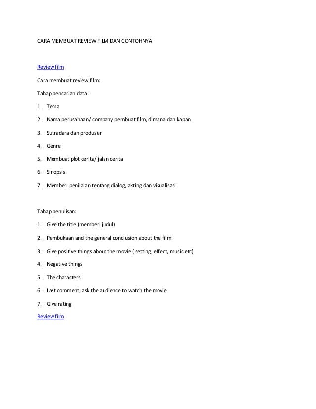 Detail Contoh Analisis Film Nomer 17