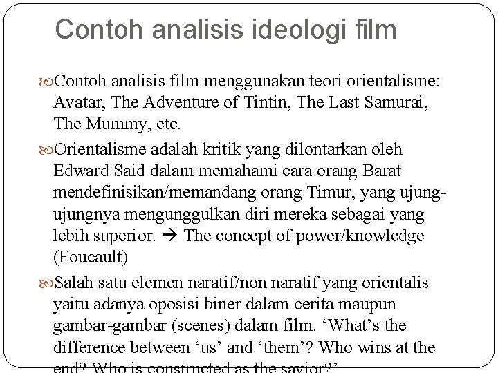 Detail Contoh Analisis Film Nomer 23