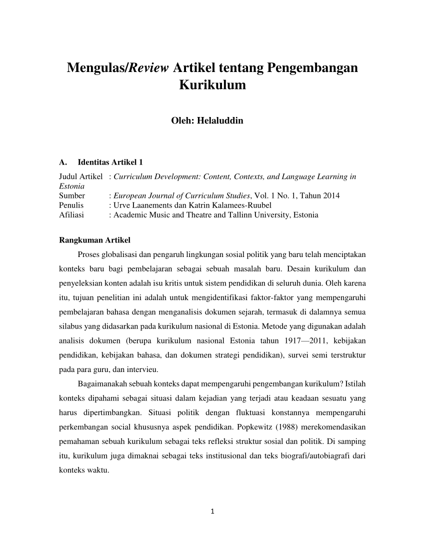 Detail Contoh Analisis Jurnal Pendidikan Nomer 25