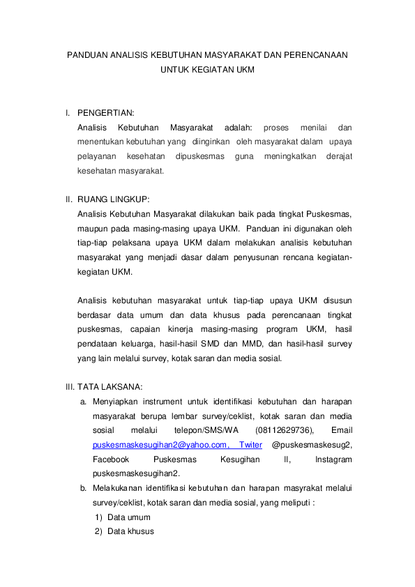 Detail Contoh Analisis Kebutuhan Koleksi Nomer